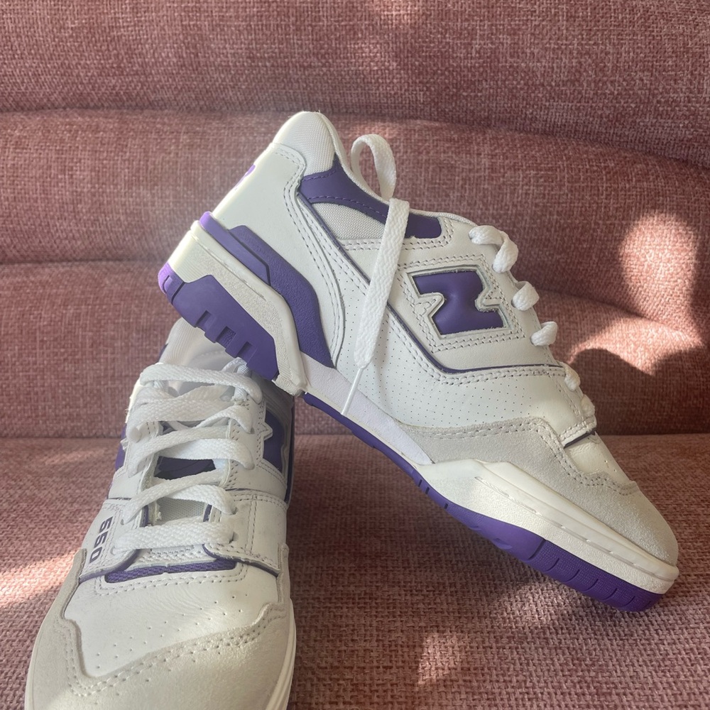 Purple new balances - 550s. Size 5 men’s/womens size 6.5